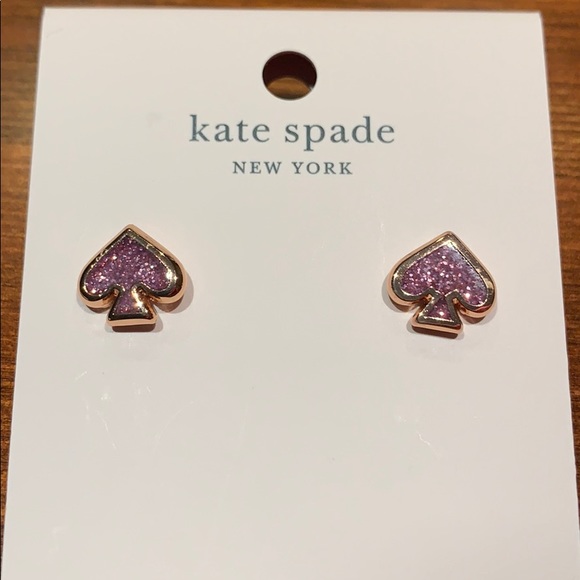 πKate Spade New York Glitter Enamel Stud Earrings - Picture 4 of 5